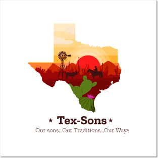 Texas T-shirt Posters and Art